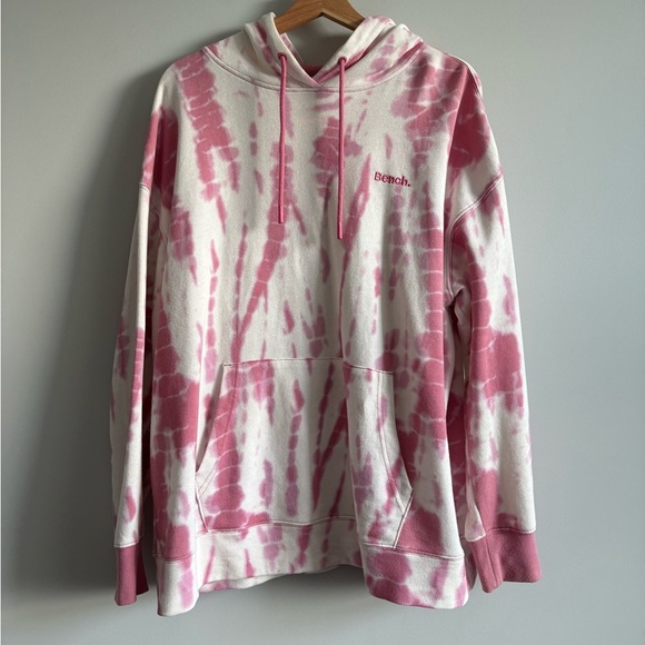 Bench Pink Tie-Dye Sweatsuit (Hoodie and Joggers) | Size XL - Picture 2 of 9